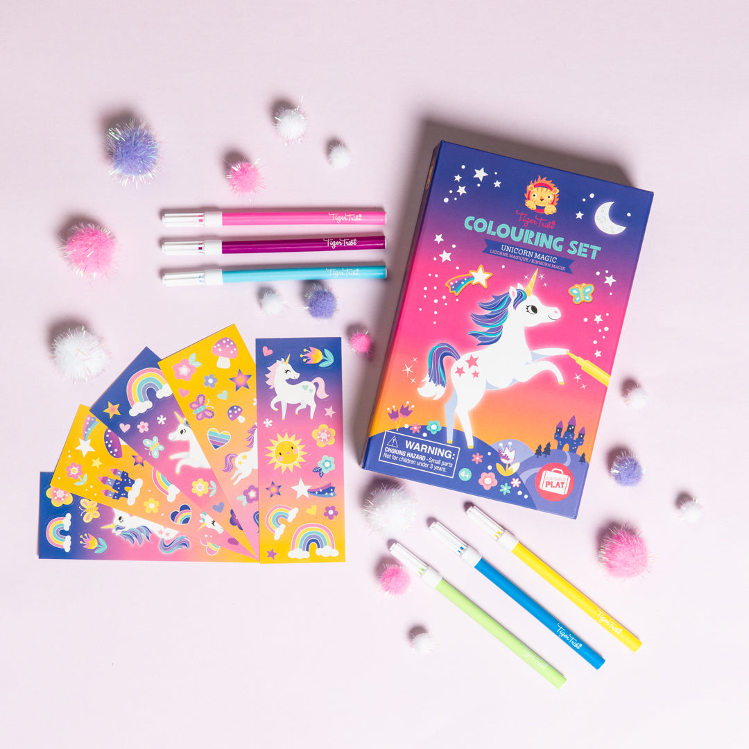 Colouring Set - Unicorn Magic - Sweet Pea Kids