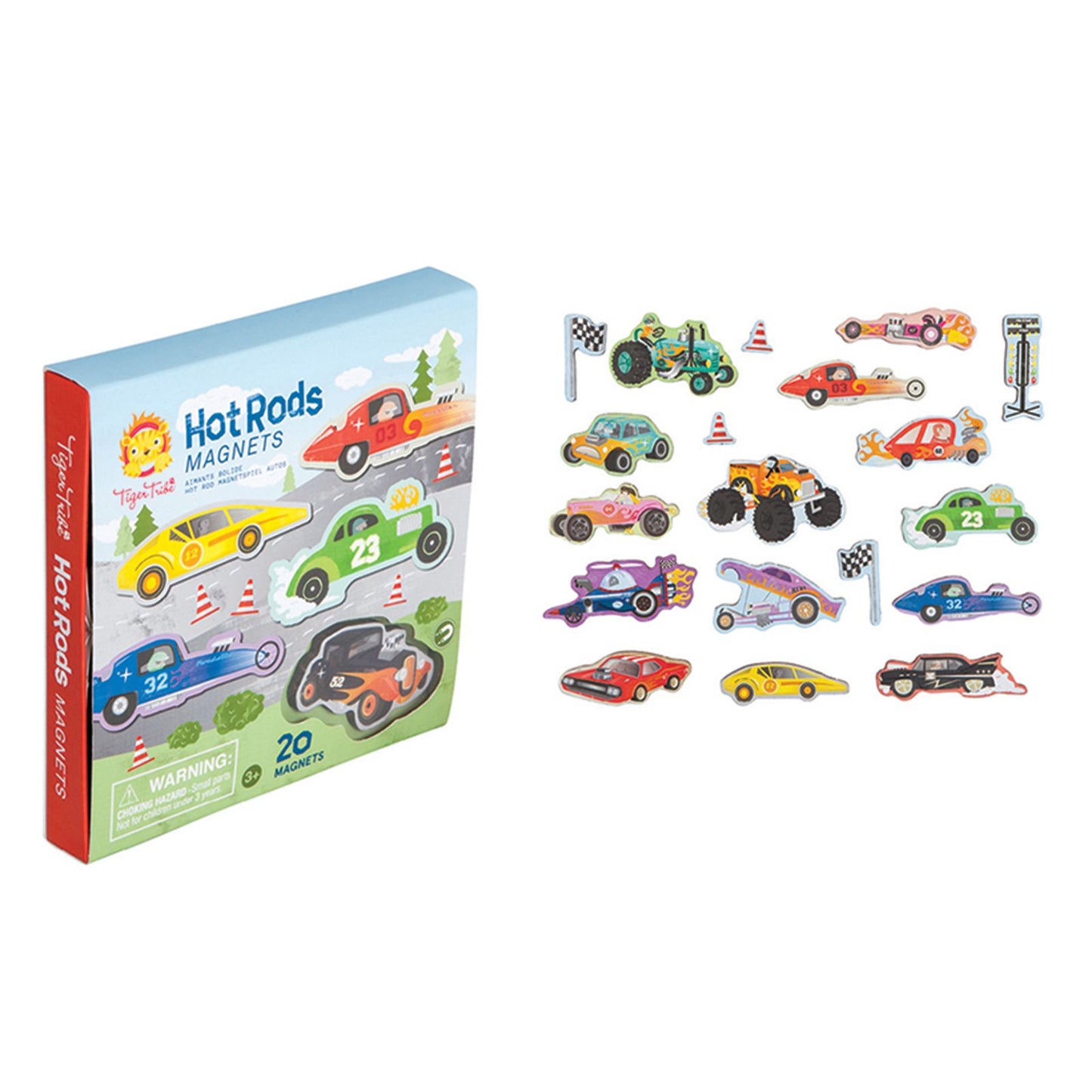 Hot Rod Magnets - Sweet Pea Kids