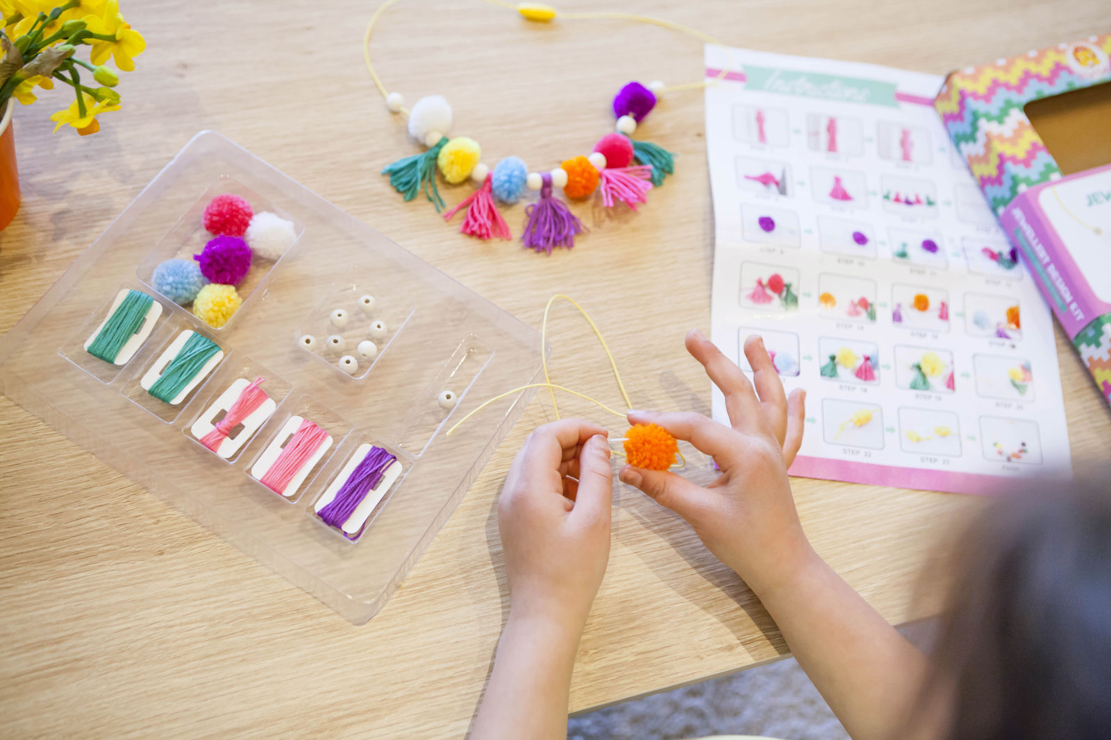 Jewellery Design Kit - Tassels and Pom Poms - Sweet Pea Kids