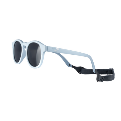 LITTLE SOL+ | James - Blue Mist Baby Sunglasses | Age 0-3