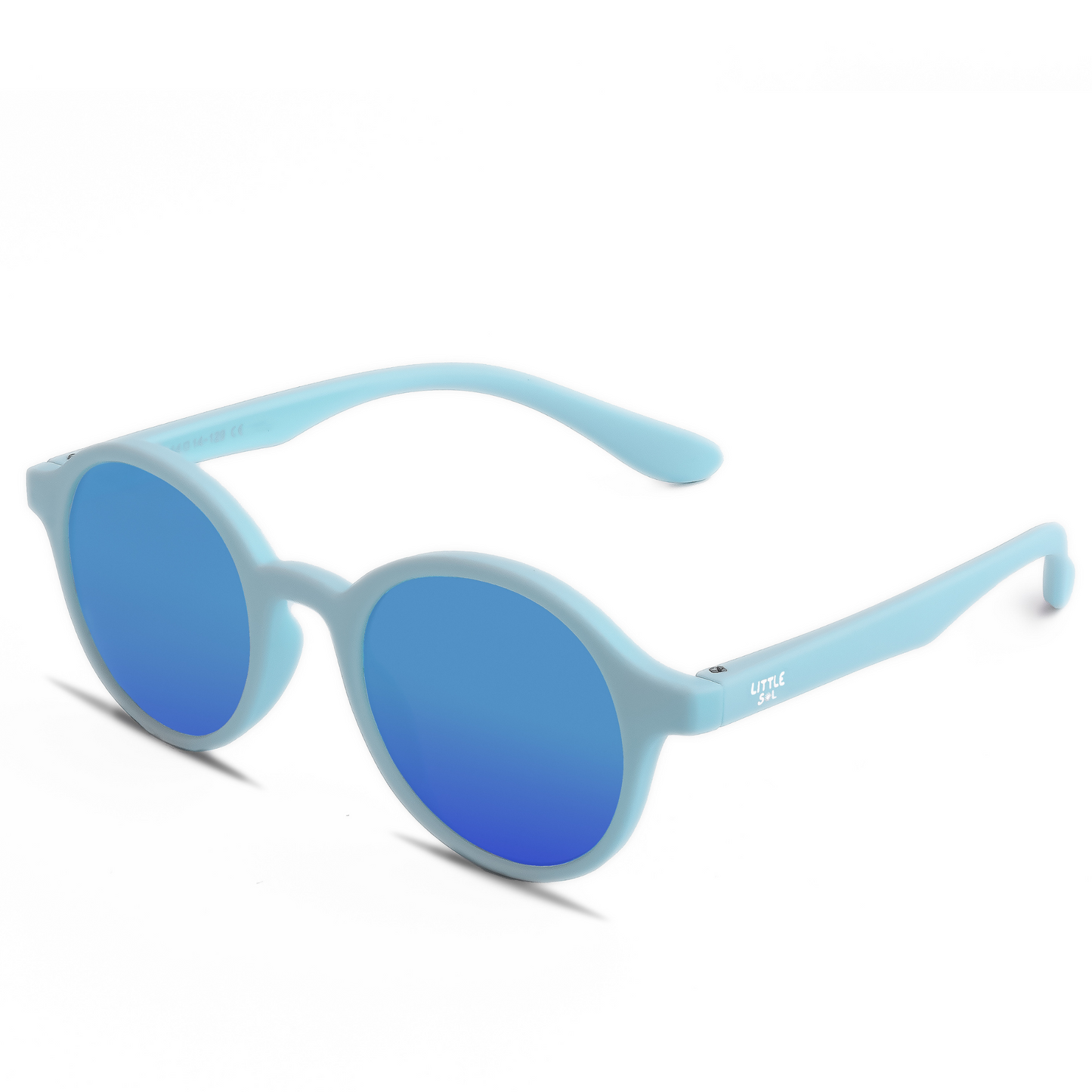Flexible Sunglasses - Baby Blue Mirrored (3-10 years)
