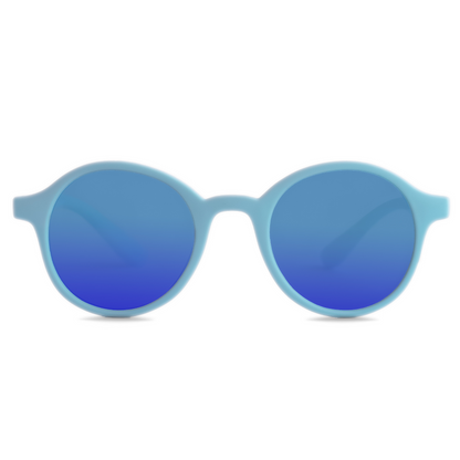 Flexible Sunglasses - Baby Blue Mirrored (3-10 years)