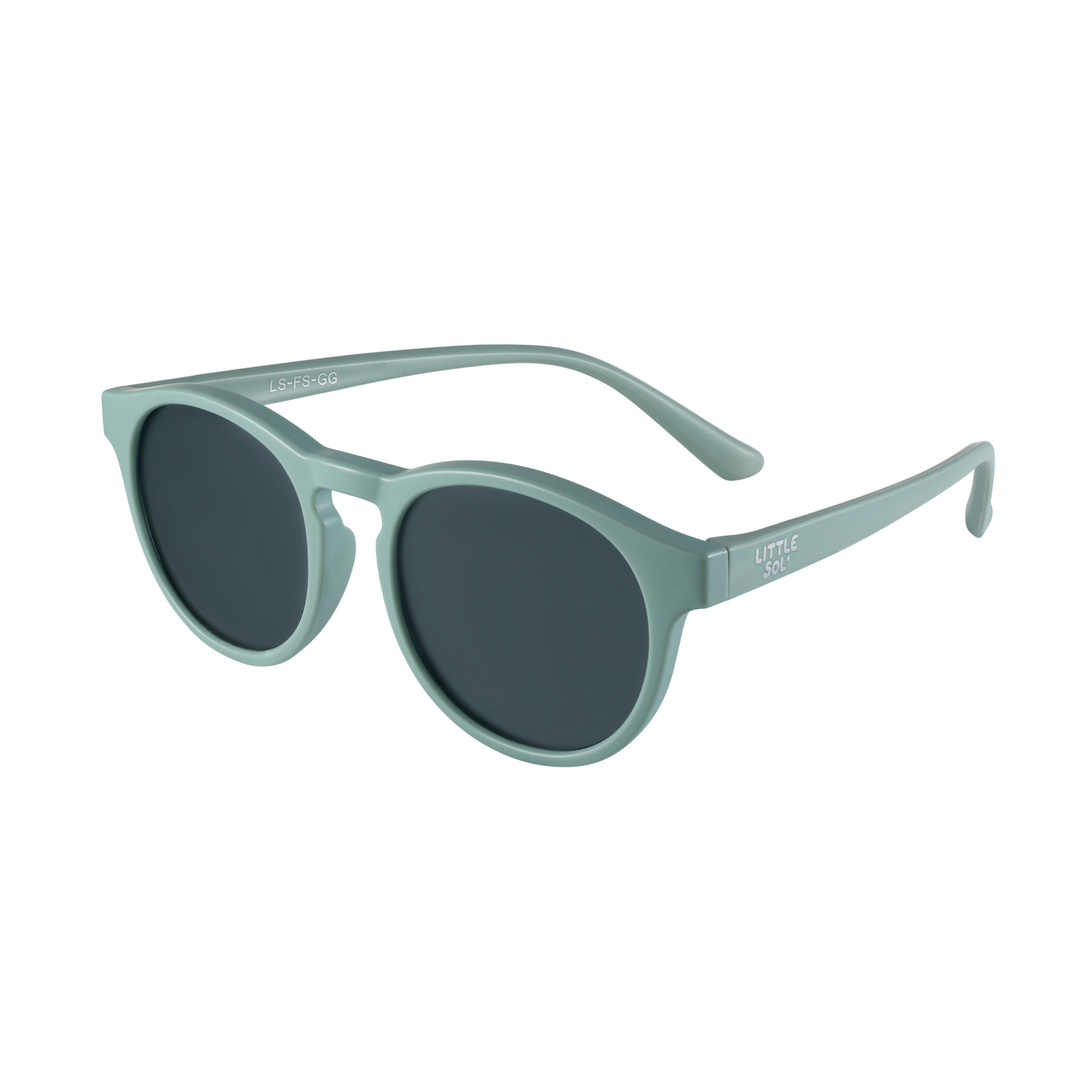 LITTLE SOL+ | Sydney - Granite Green Kids Sunglasses  | Age 3-10