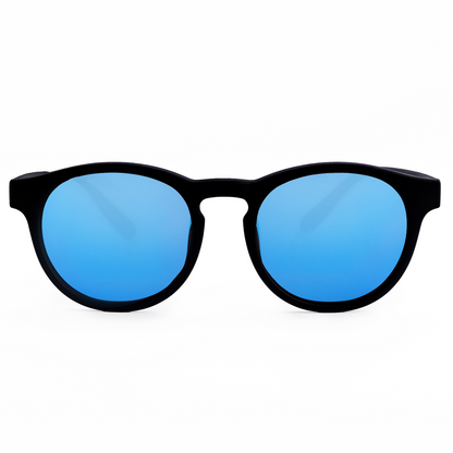 Flexible Sunglasses - Matte Black Mirrored (3-10 years)