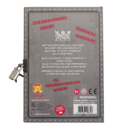 Lockable Diary - Top Secret - Sweet Pea Kids