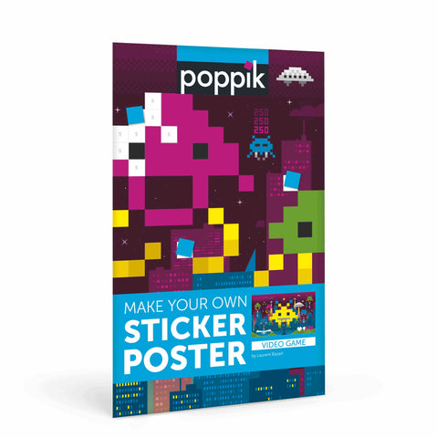 Huge Sticker Poster - Pixel Art (1,600 Stickers)