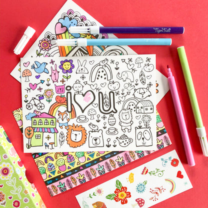 Postcard Kit — Assorted Greeting Postcards for Correspondence, Collecting, and Crafts