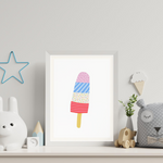 Sweet Pea - Summer Popsicle  Wall Art Print - Sweet Pea Kids