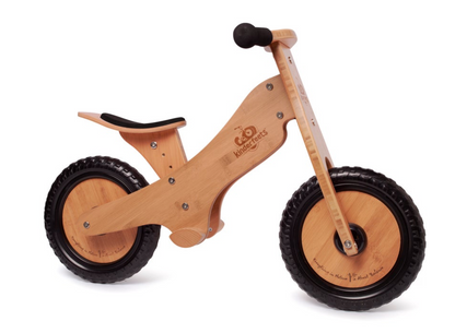 Balance Bike - Wooden Toddler Bike with Low Seat, Lightweight Frame for Beginners