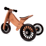 Kinderfeets - 2-in-1 Tiny Tot Plus Tricycle & Balance Bike - Bamboo