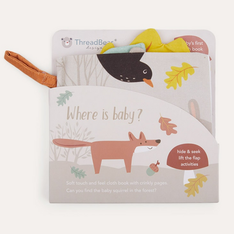 Threadbear Deisgn | Where Is Baby Activity Book | Sweet Pea