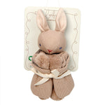 ThreadBear Design | Baby Threads Taupe Bunny Comforter | Age 1+