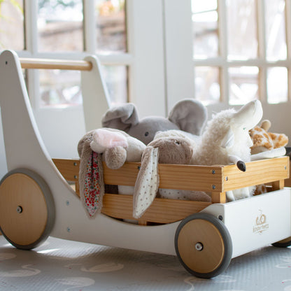 مشاية كيندر فيتس لعبة كارجو - أبيض