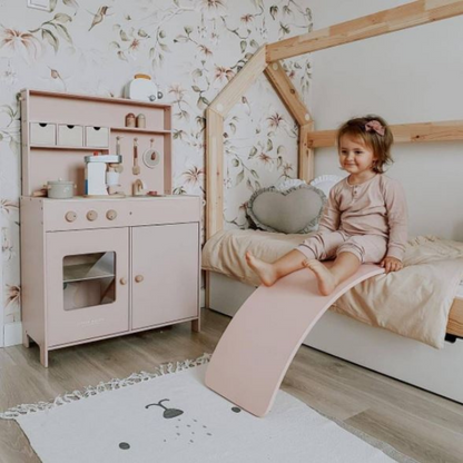 Kinderboard Balance Board – Montessori Wooden Play and Motor Skills Trainer