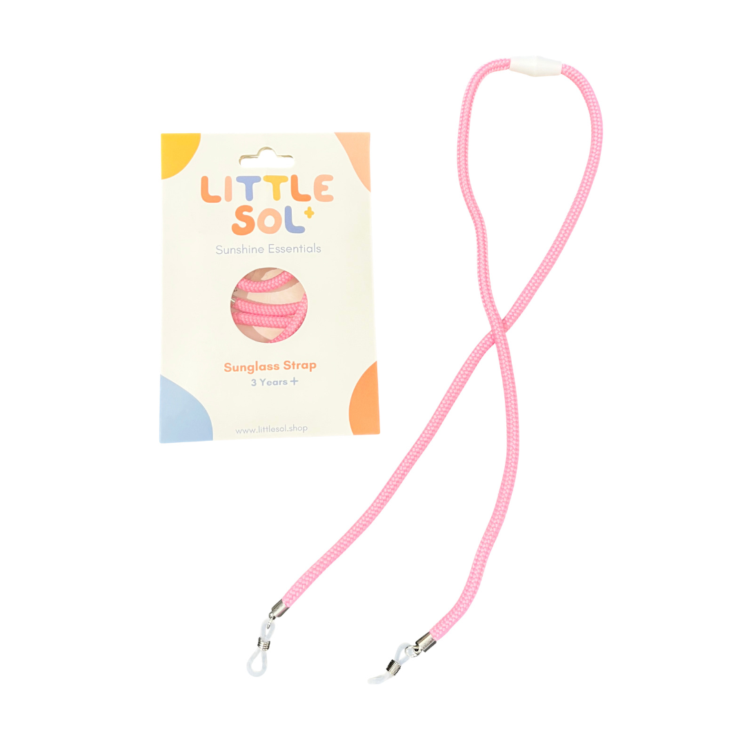 Pink Reflections Kids Sunglasses + Strap