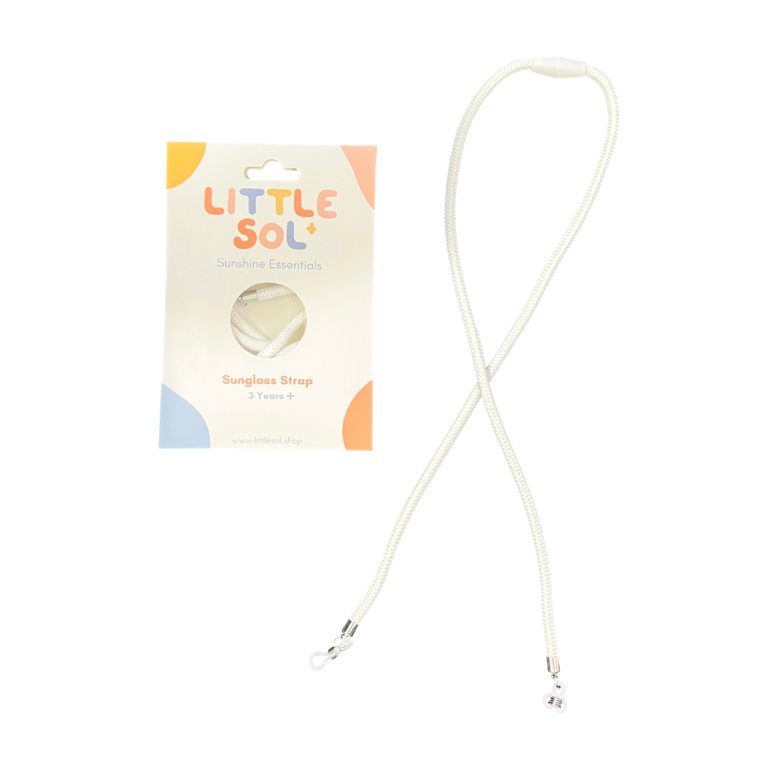 Ice White Kids Sunglasses + Strap