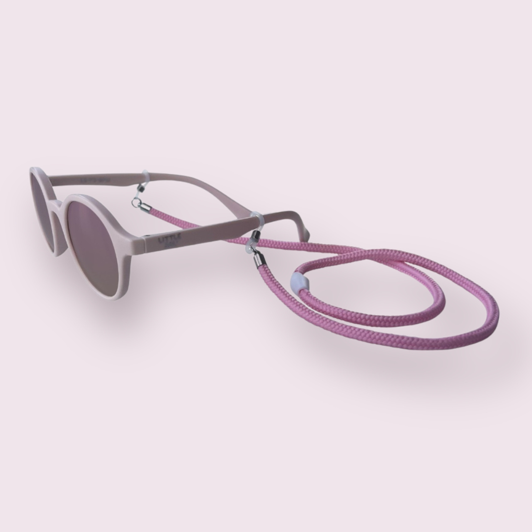 Pink Reflections Kids Sunglasses + Strap