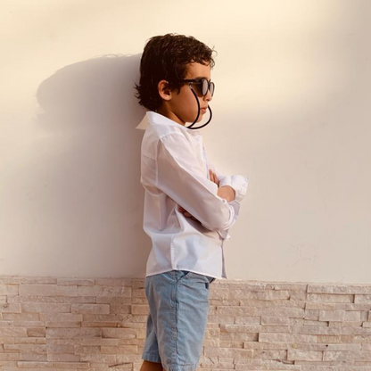 حزام نظارة شمسية - أسود غامق