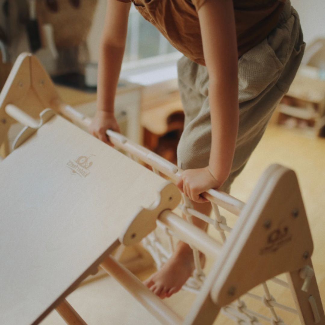 Pikler Climber Triangle Montessori Climbing Frame for Toddlers and Kids