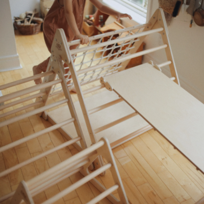 Pikler Climber Triangle Montessori Climbing Frame for Toddlers and Kids