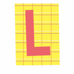 Alphabet Wall Sticker - L