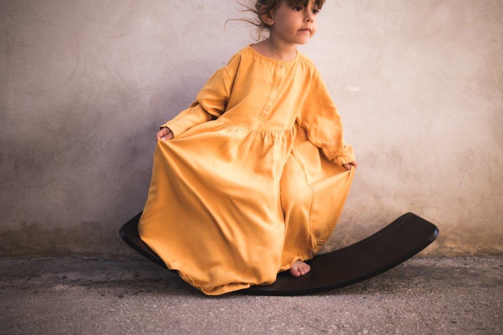 Kinderboard Balance Board – Montessori Wooden Play and Motor Skills Trainer