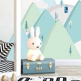 Nordic Mountains Wall Sticker - Mint